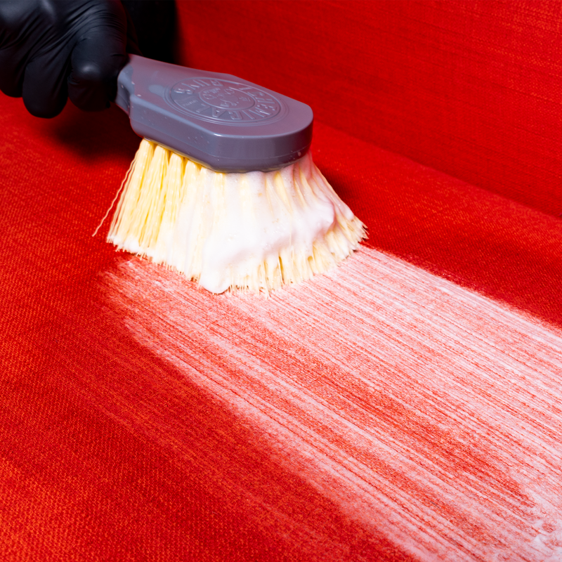 NEW Yellow Stiffy Brush for Carpets and Durable Surfaces