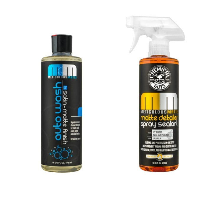 Chemical Guys Meticulous Matte Detailer Spray & Sealant for Crisp