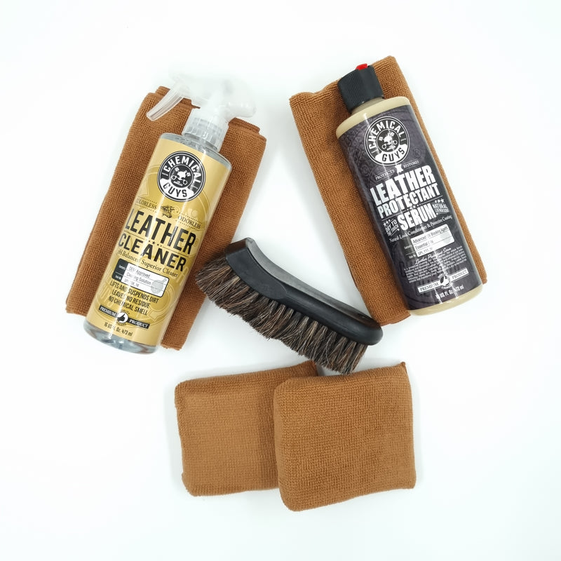 Chemical Guys  Leather Cleaner and Conditioner Complete Leather Care