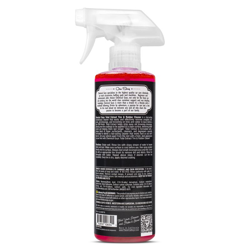 Total Extract Tyre & Rubber Cleaner 437ml (16oz)