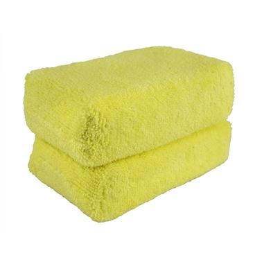 Yellow - Microfiber Applicator Premium Grade (2 Pack)