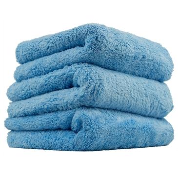 Happy Ending Edgeless Microfiber Towel, Blue 16"X16" (3 Pack)
