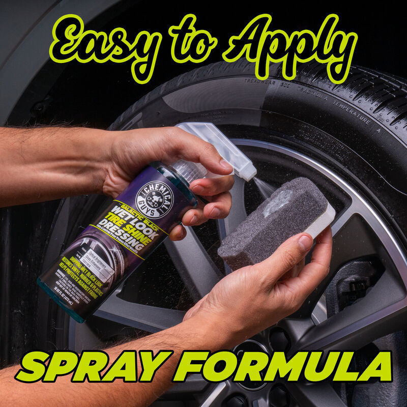 Tire Dip Car Tire Shine Spray Long Lasting Protection | Water-Based Car Tire Cleaner, Non-Sling Formula (16oz)