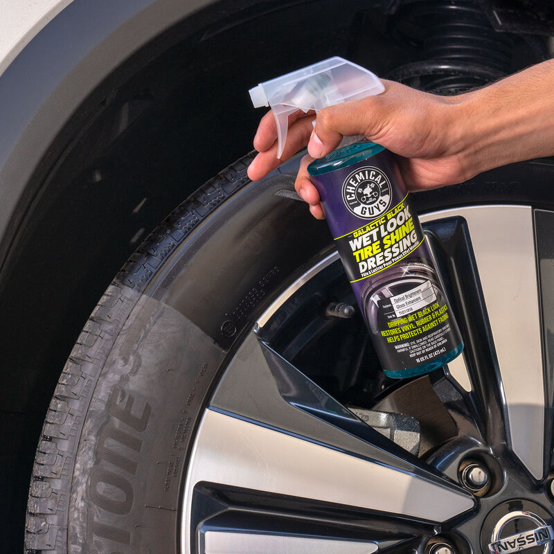 Galactic Black Wet Look Tire Shine Dressing (16oz) – Chemical Guys