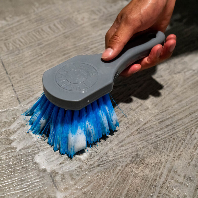 NEW Blue Stiffy Brush for Tires & Carpets