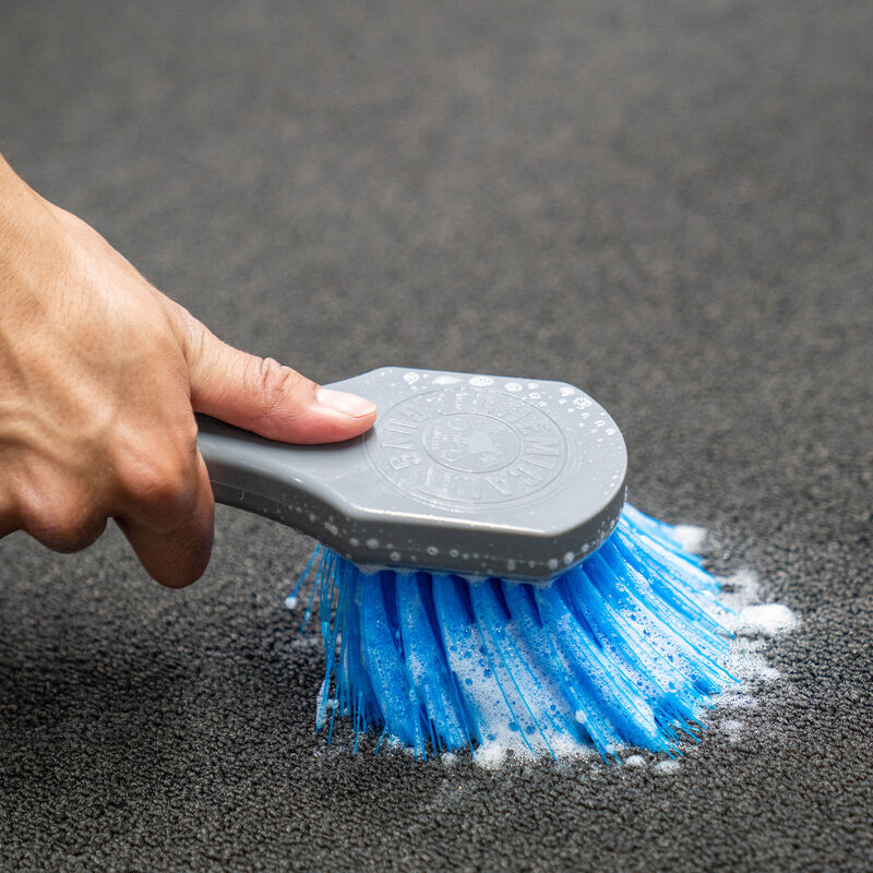 NEW Blue Stiffy Brush for Tires & Carpets