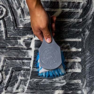 NEW Blue Stiffy Brush for Tires & Carpets