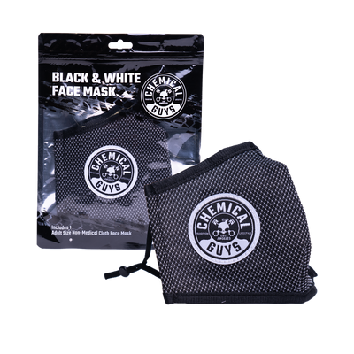 Chemical Guys Black Pattern Face Mask