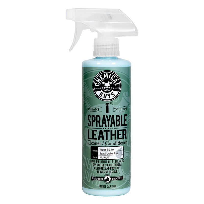 Sprayable Leather Conditioner & Cleaner In One Ph Balance w/ Vitamin E & Aloe