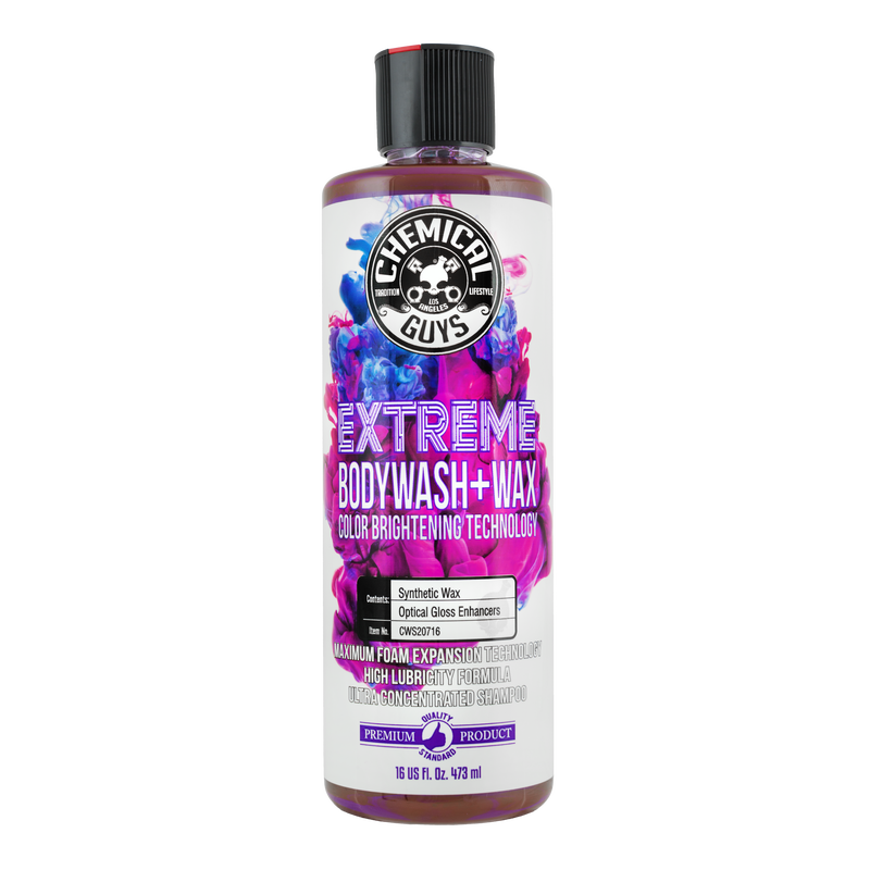 Extreme Bodywash & Wax Car Wash Soap with Color Brightening Technology, 16 fl. oz