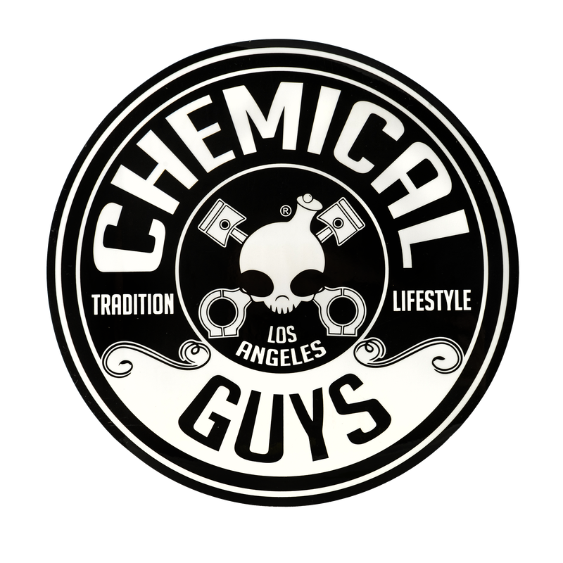 Chemical Guys Logo Stickers, 8inch Die Cut Circle  (8", 20.32cm diameter)