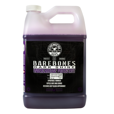 Bare Bones Undercarriage Spray-Dark Shine Trim,Fender/Wheel Wells And Tire Shine Spray (1 Gal. 3.79L)