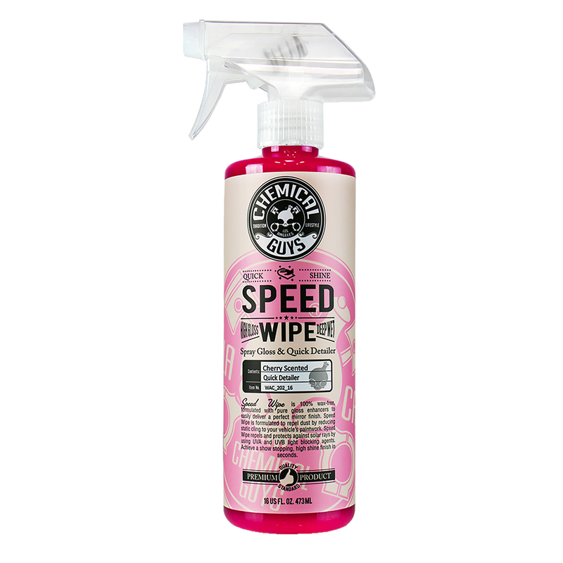 Speed Wipe Spray & Streak Free Quick Shine (Anti Static)  (16oz 473ml)