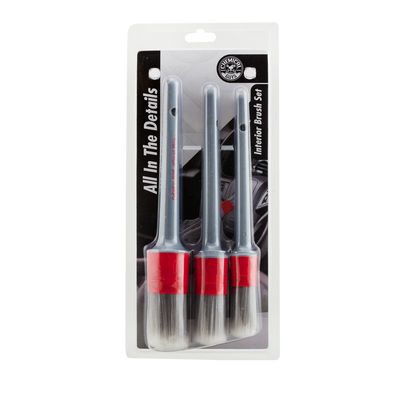 All In The Details INTERIOR Detailing Brushes - Soft (3pack)
