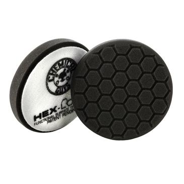 Small 4" Hex-Logic Pad Black Finishing Pad