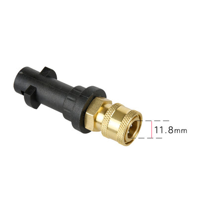 Adapter to fit Karcher twist lock and adapt for universal quick release suitable fro foam cannons etc