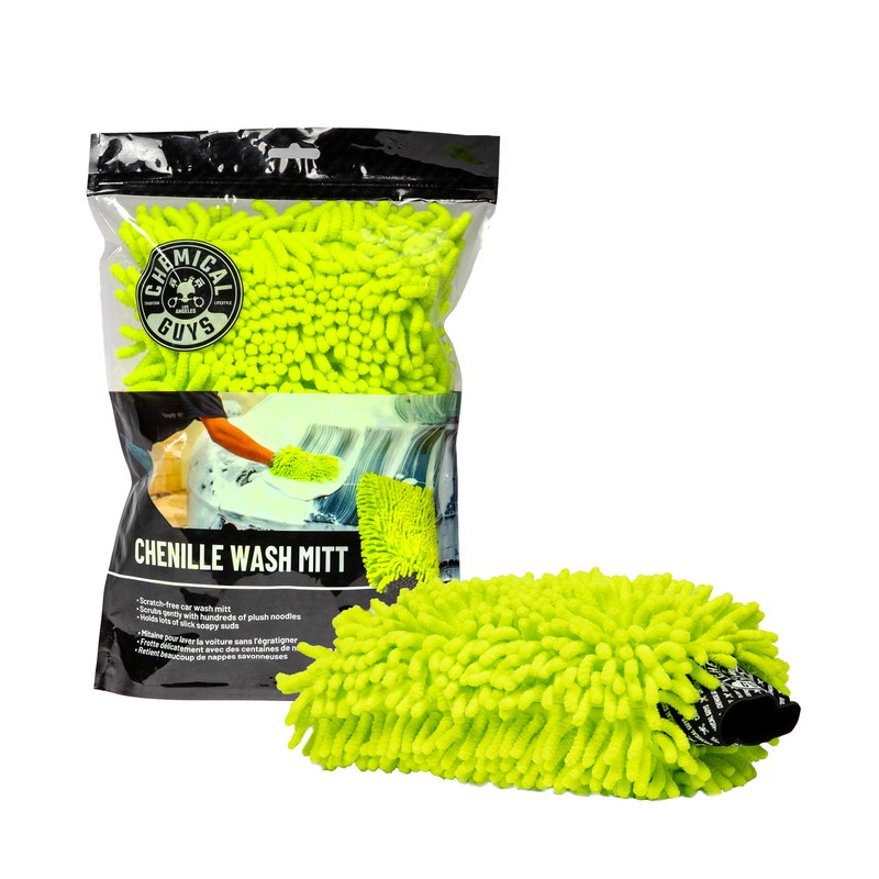 Chenille Scratch Free Microfiber Wash Mitt