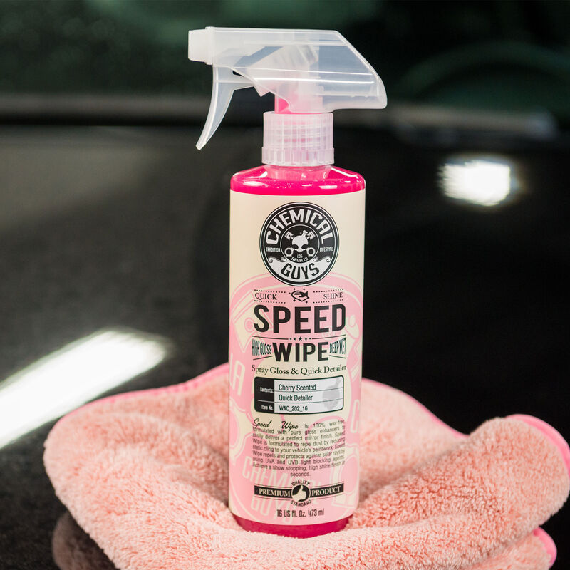 Speed Wipe Spray & Streak Free Quick Shine (Anti Static)  (16oz 473ml)