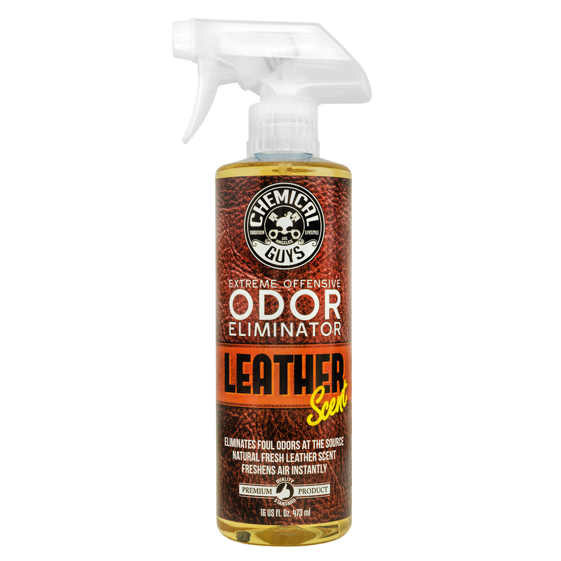 Extreme Offensive Odor Eliminator & Air Freshener Leather Scent (stronger deodorizer) 473ml